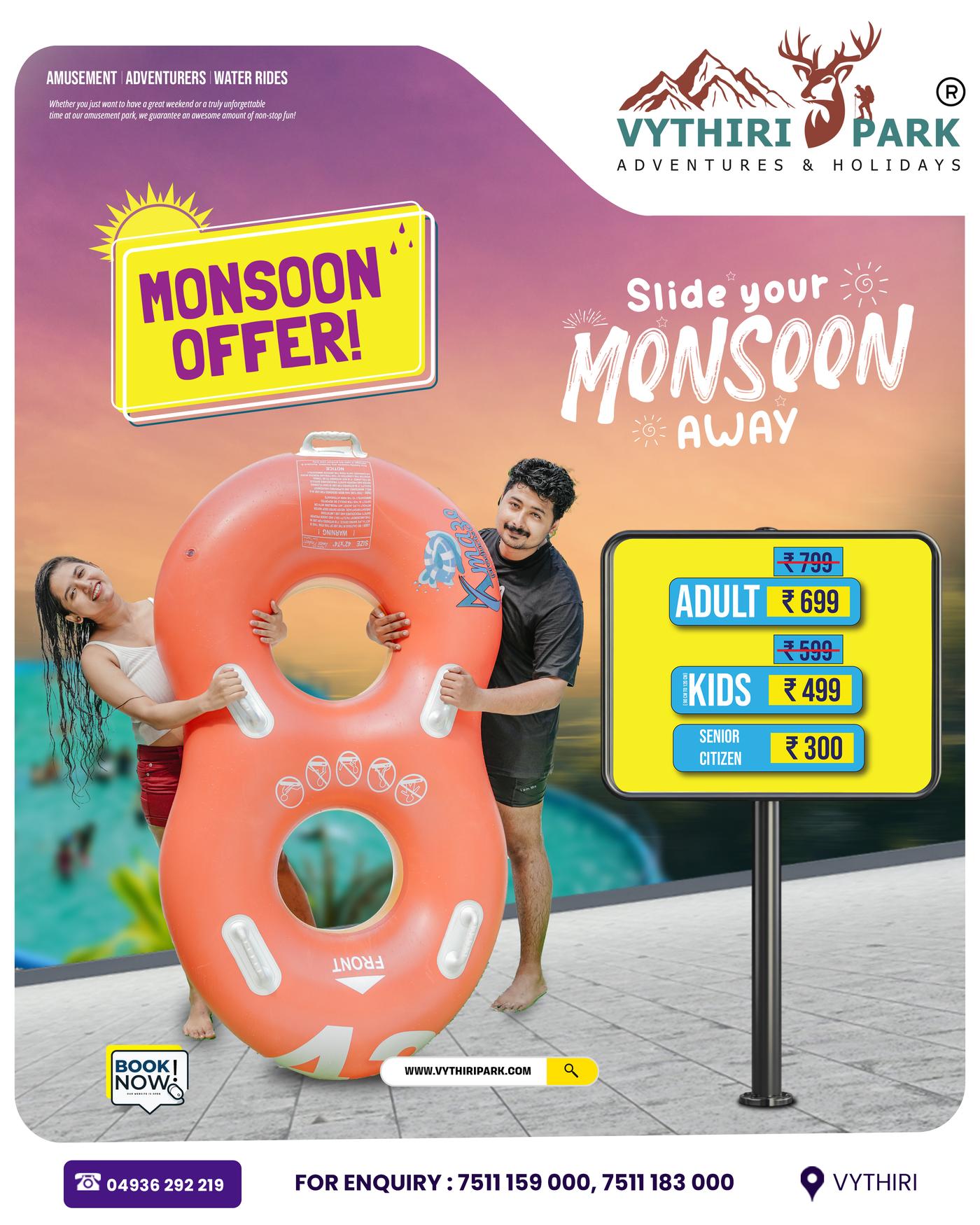Monsoon Offer at Vythiri Park